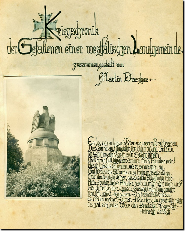 Kriegschronik - Titel Kriegschronik - Titel